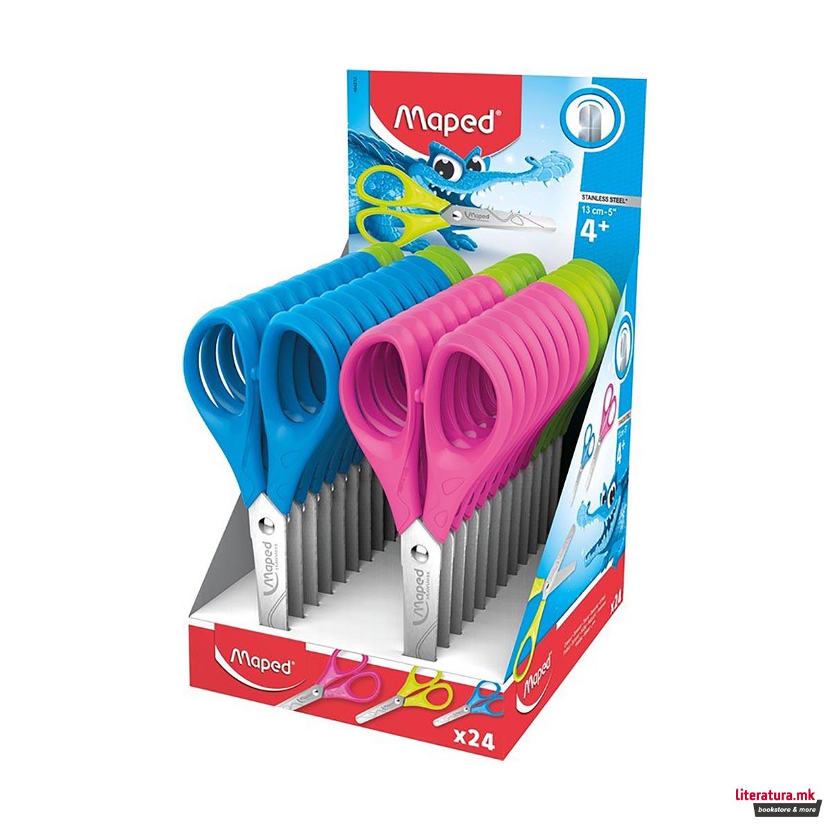 Ножици, Essentials, 13cm, 3 бои 