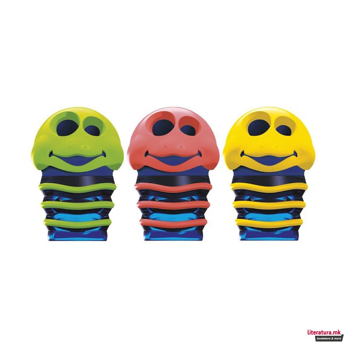 Острилка, Croc Croc - 2 отвори, 3 бои 