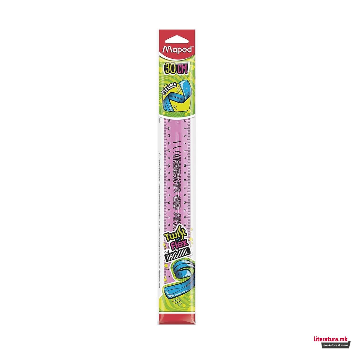 Линијар, Maped, Twist'n'Flex, 30cm 