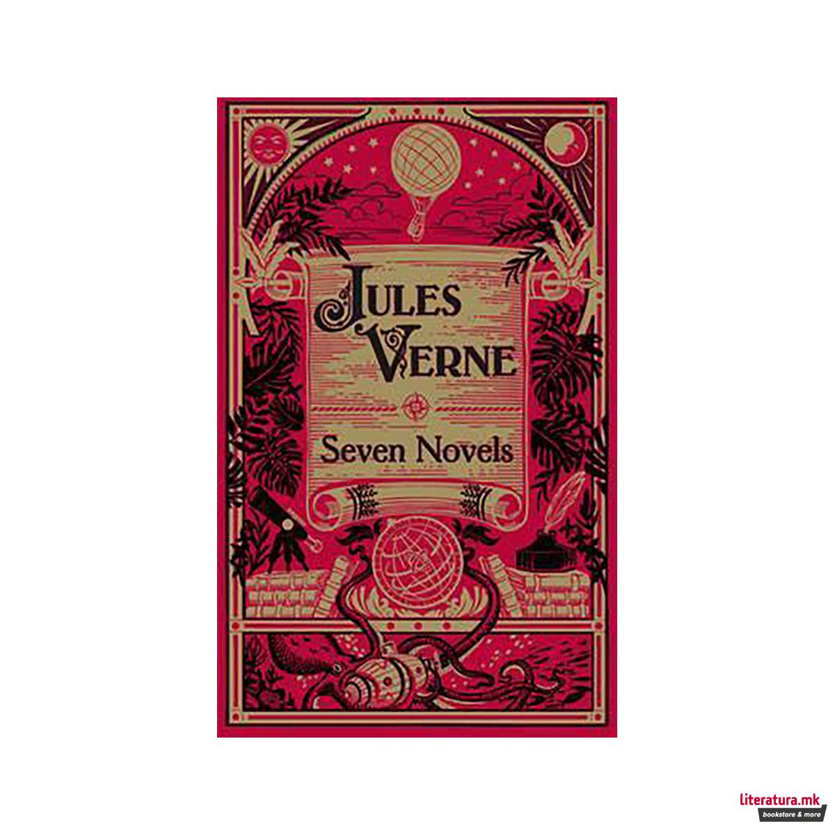 Jules Verne: Seven Novels - Barnes & Noble Leatherbound Classic Collection 