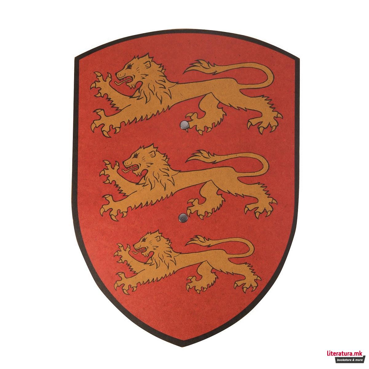 Штит, Richard the Lionheart, 27x37cm 