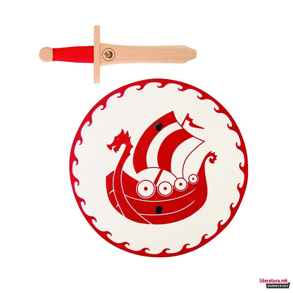 Сет штит и меч, Snorre, Ø25/32cm 