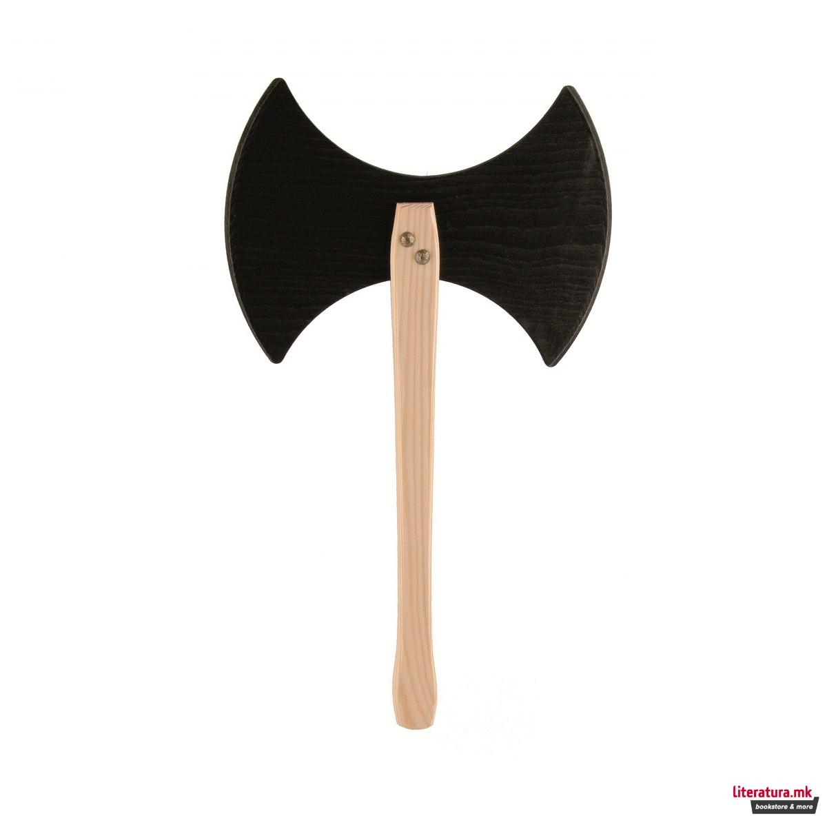 Викиншка секира со двострано сечило, 45cm 