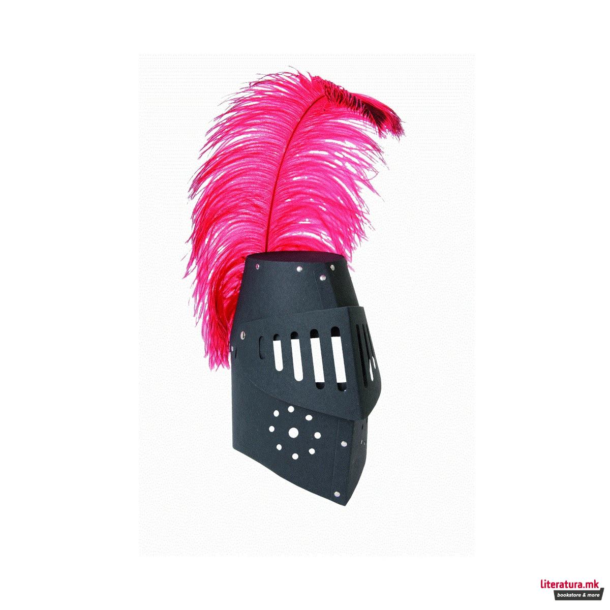 Витешки шлем со пердув - црн 