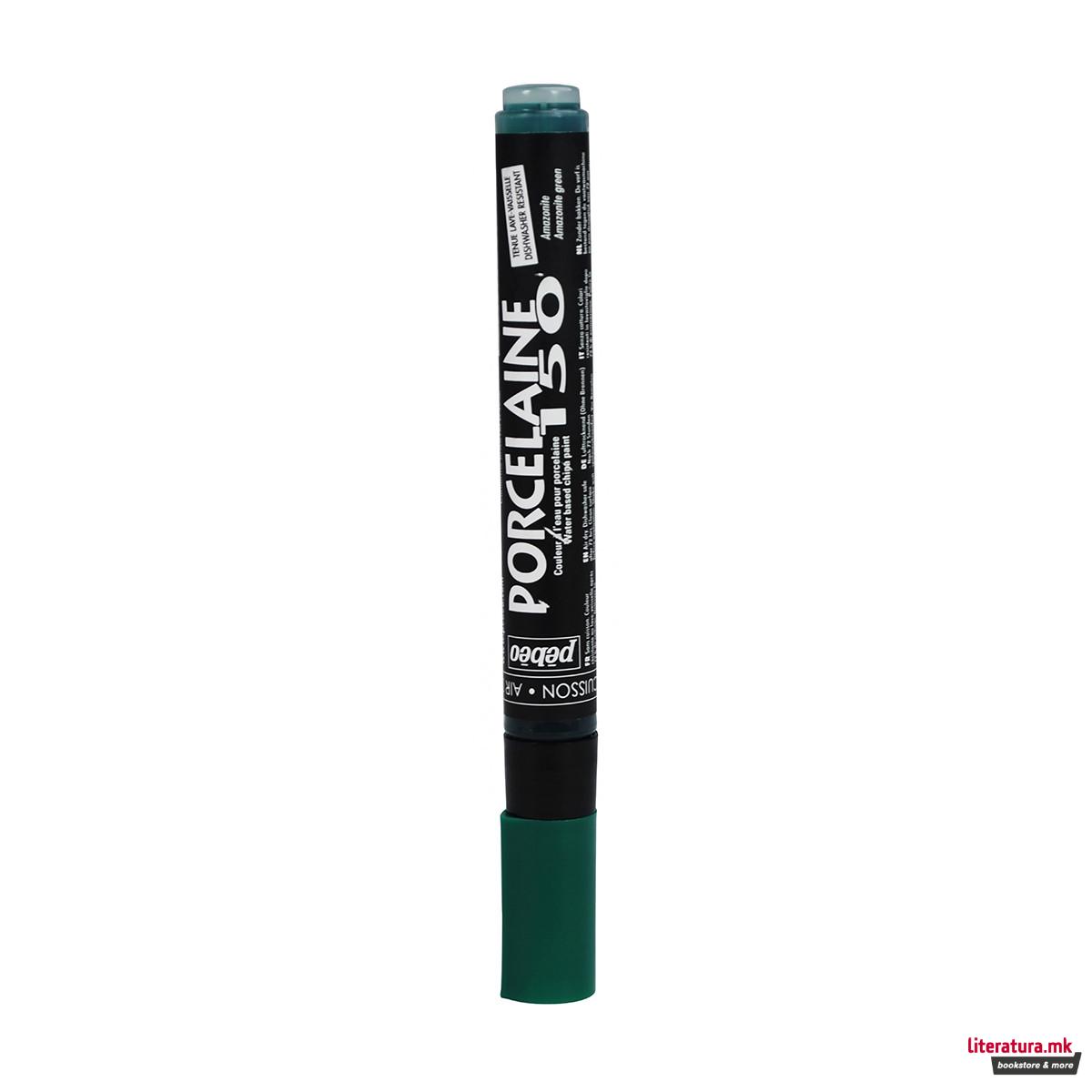 Маркер за порцелан, Pebeo, Porcelaine150, 1.2мм, amazonite green 