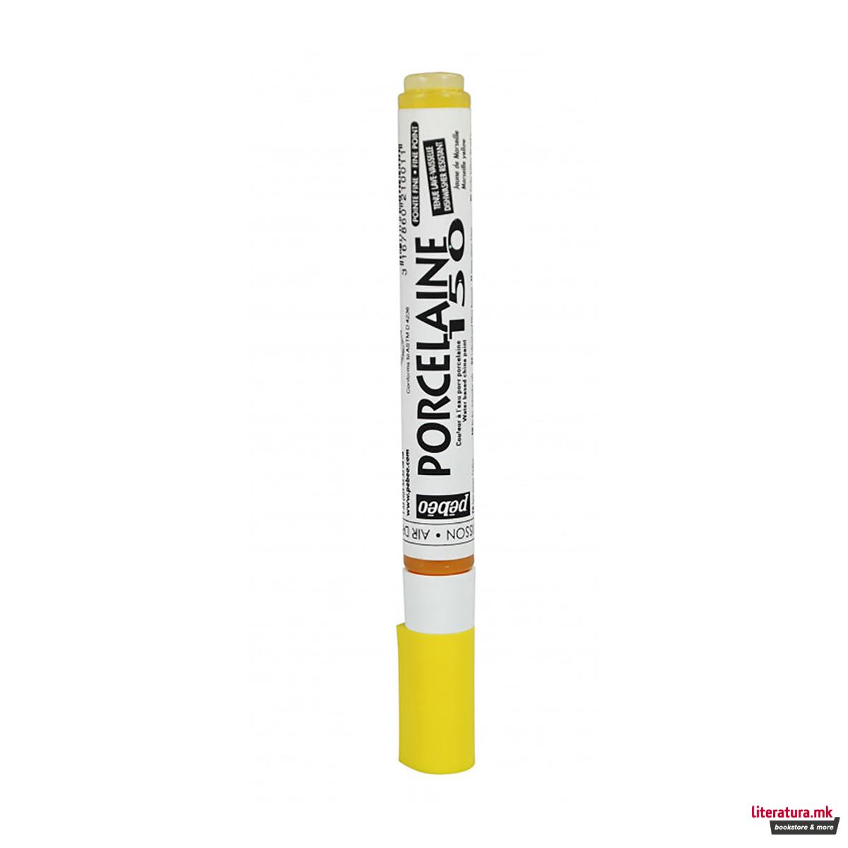 Маркер за порцелан, Pebeo, Porcelaine150, 0.7мм, marseille yellow 