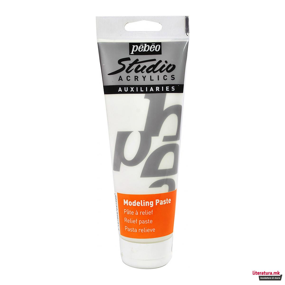 Паста за моделирање, Pebeo, Studio Acrylics Auxiliaries, 250мл 