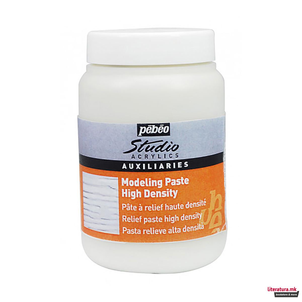 Паста за моделирање - густа, Pebeo, Studio Acrylics Auxiliaries, Modeling paste - High Density, 250 мл 