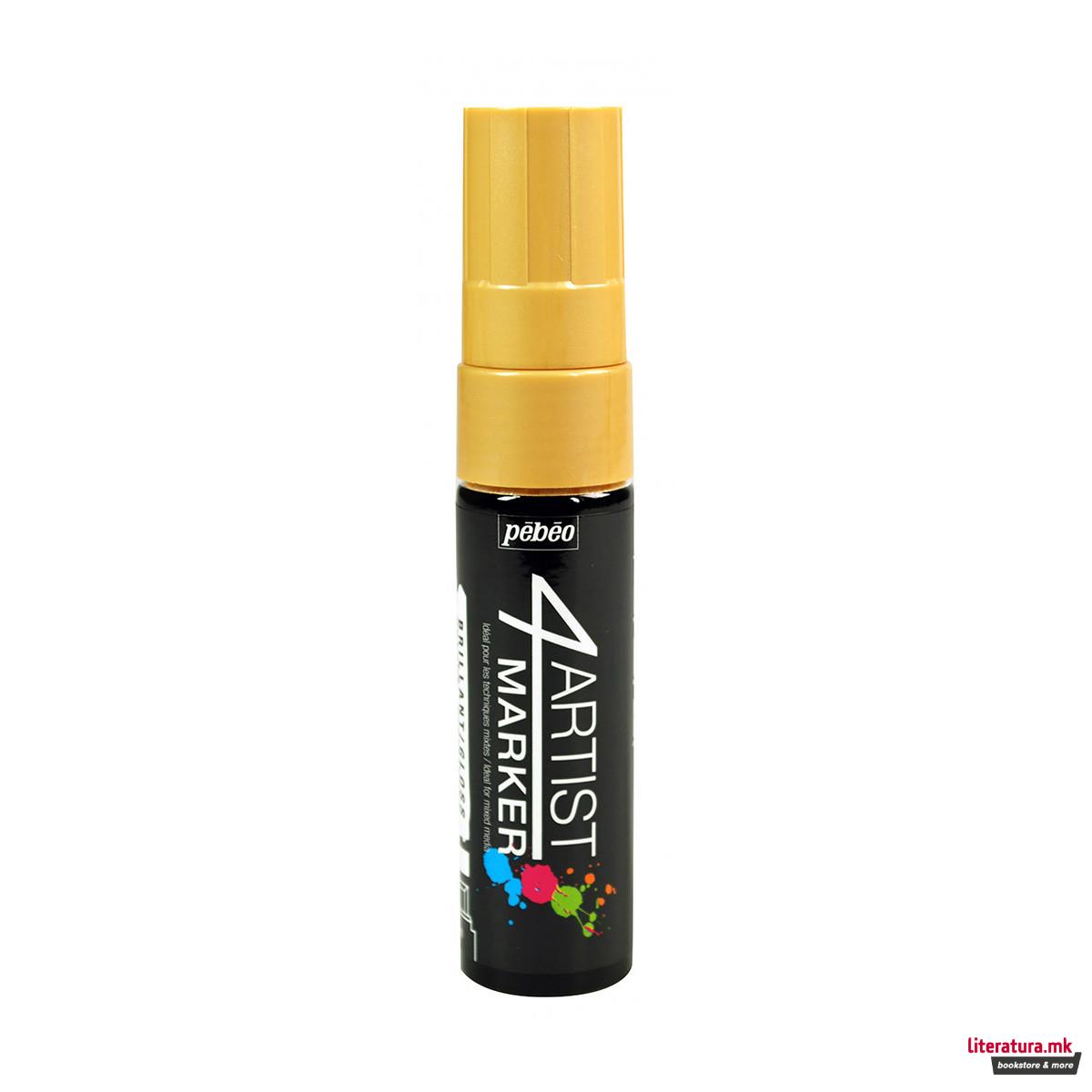Маркер на маслена база, Pebeo, 4ARTIST Маркер, 15мм, gold 