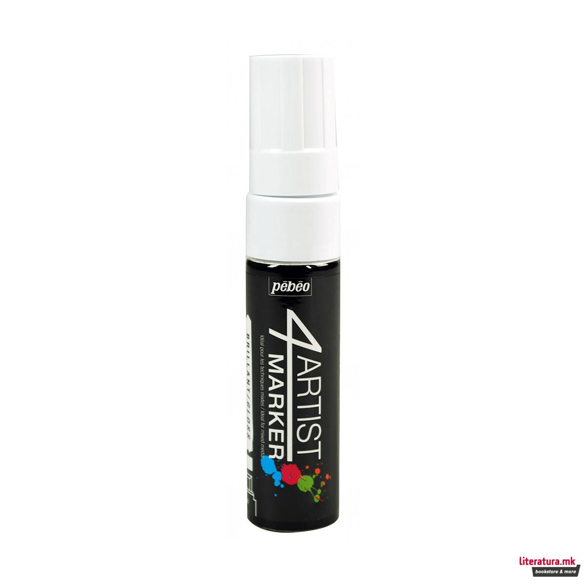 Маркер на маслена база, Pebeo, 4ARTIST Маркер, 15мм, white