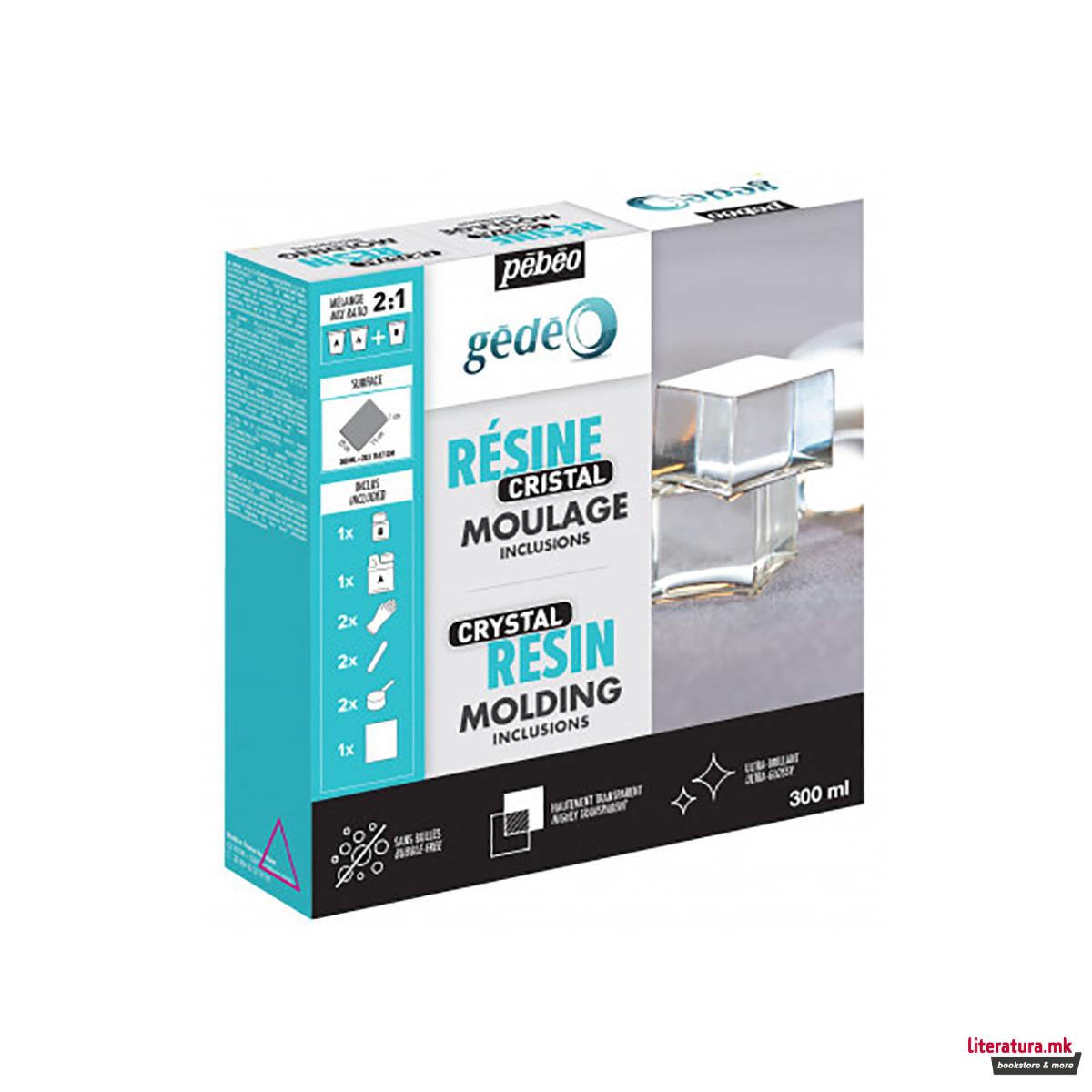 Кристална епоксидна смола, Pebeo, Gedeo Crystal Resin, 300мл 