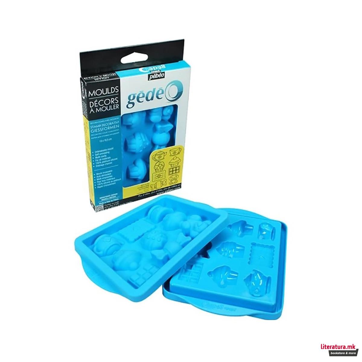 Силиконски калапи за обликување - Храна, Pebeo, Gedeo Moulds - Food 