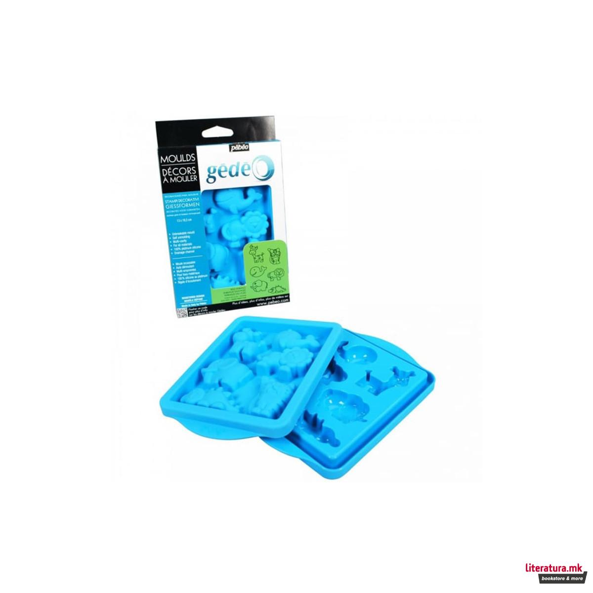 Силиконски калапи за обликување - Диви животни, Pebeo, Gedeo Moulds - Wild Animals
