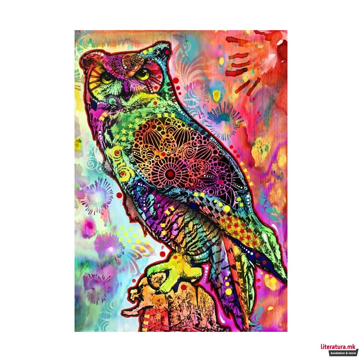 Сложувалка, Owl, 1000 парчиња 