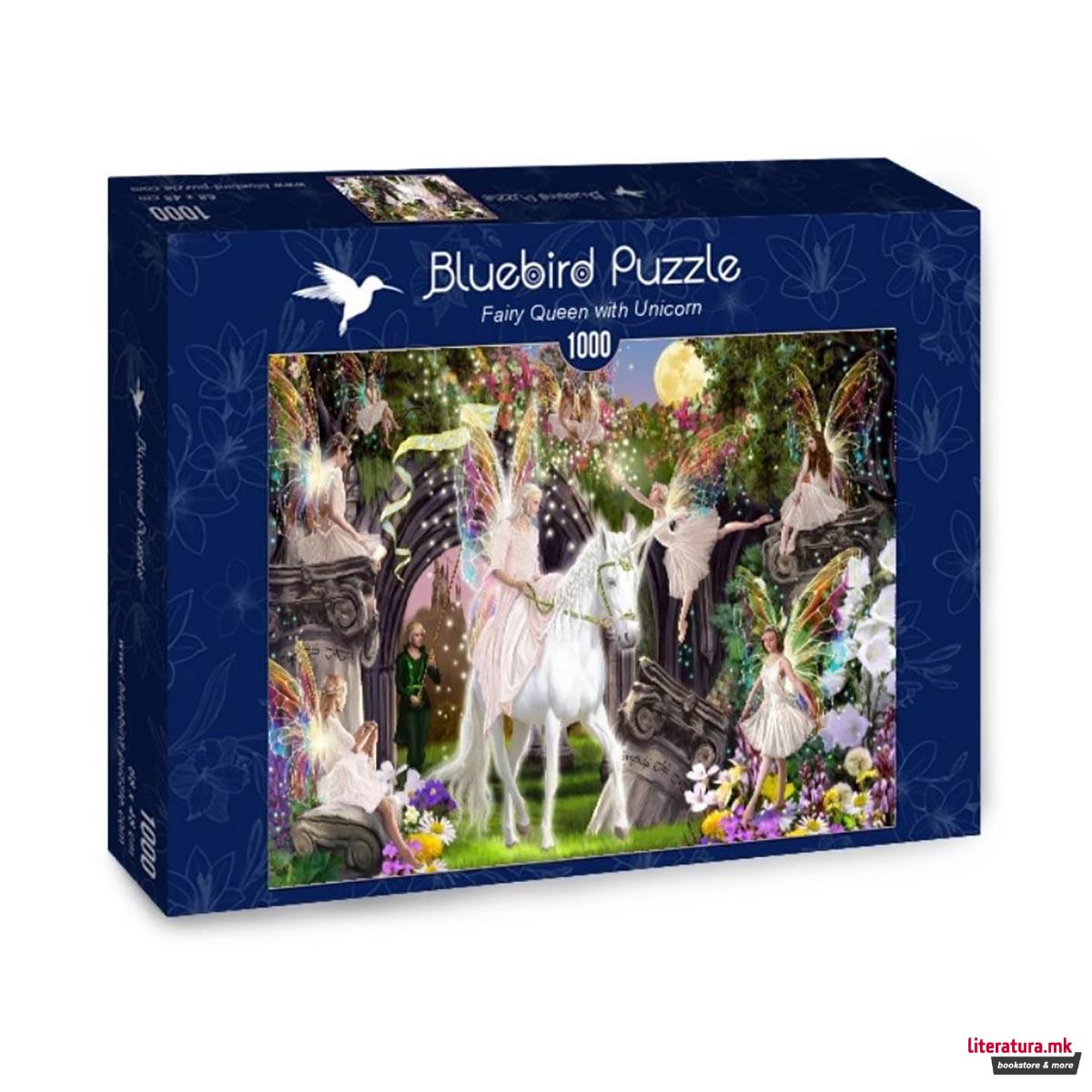 Сложувалка, Fairy Queen with Unicorn, 1000 парчиња 