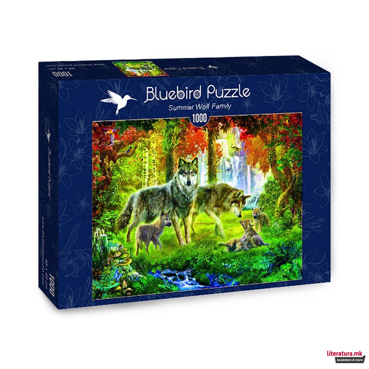 Сложувалка, Summer Wolf Family, 1000 парчиња 