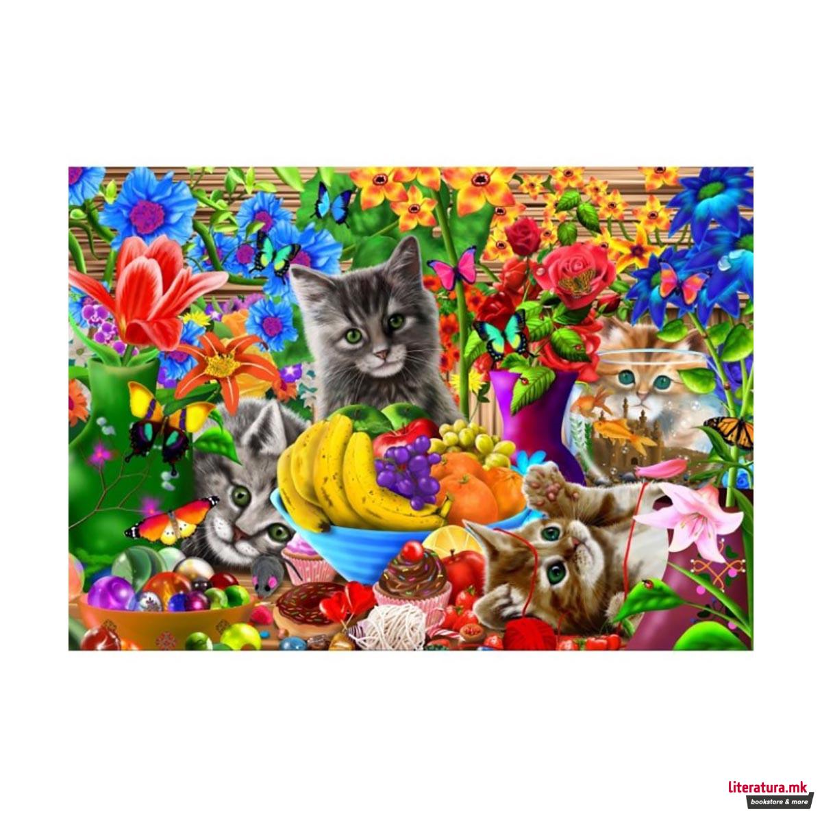 Сложувалка, Kitten Fun, 1000 парчиња 