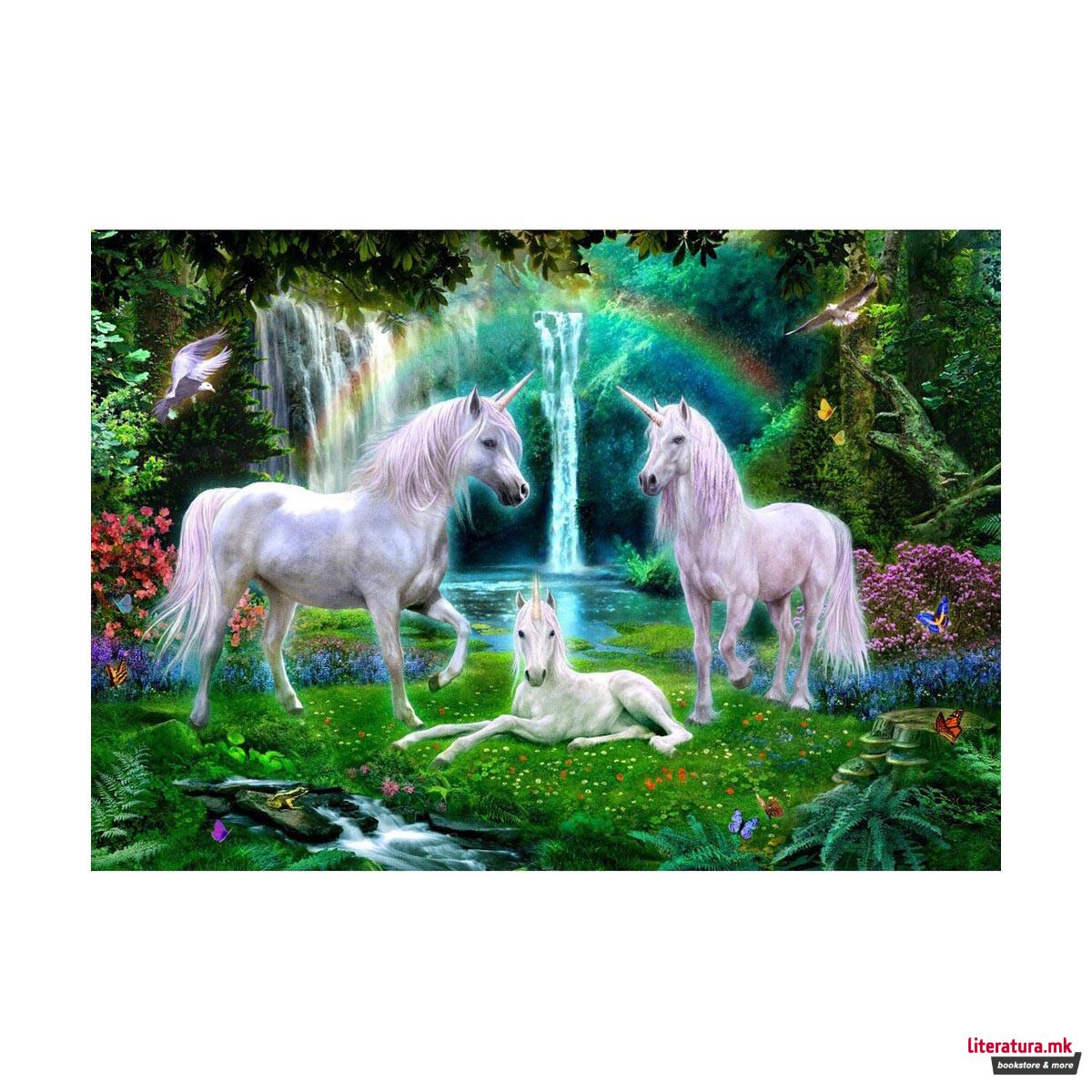 Сложувалка, Rainbow Unicorn Family, 1000 парчиња 