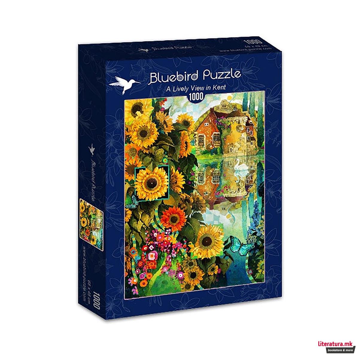 Сложувалка, A Lively View in Kent, 1000 парчиња 