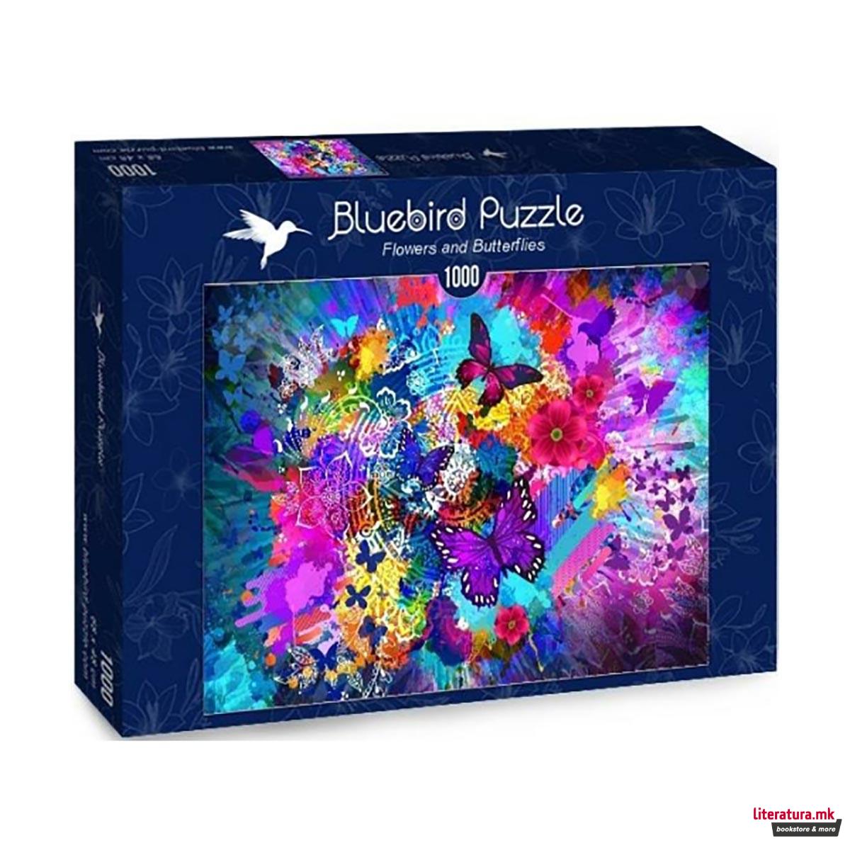 Сложувалка, Flowers and Butterflies, 1000 парчиња 