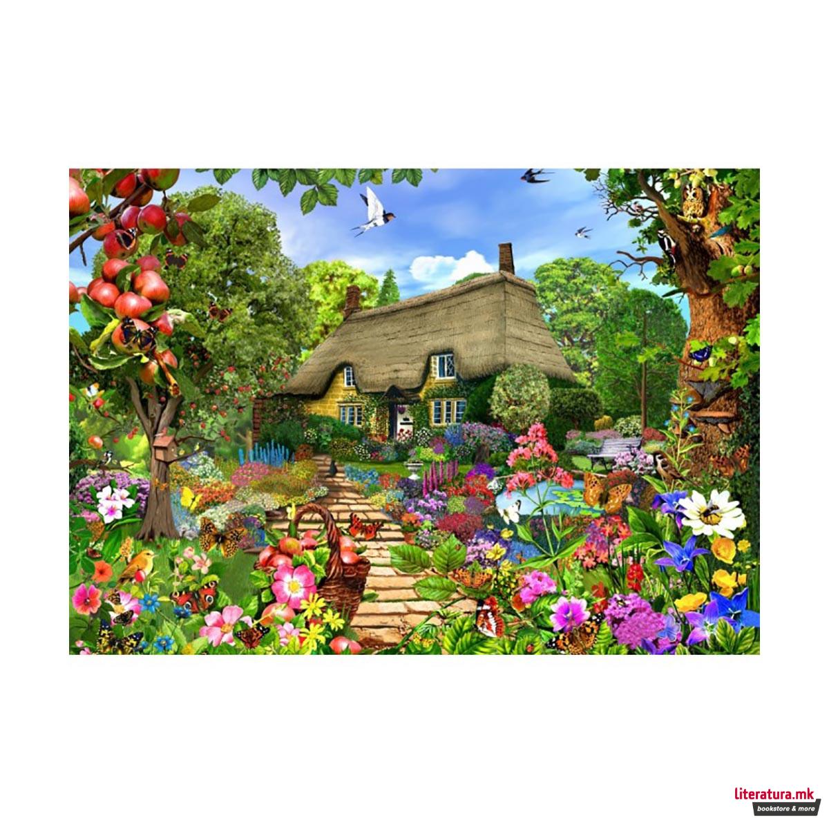 Сложувалка, English Cottage Garden, 1500 парчиња 