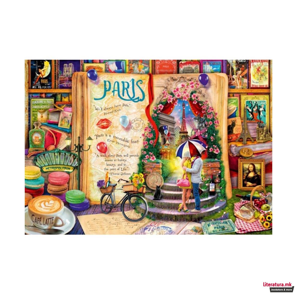 Сложувалка, Life Is An Open Book Paris, 4000 парчиња 