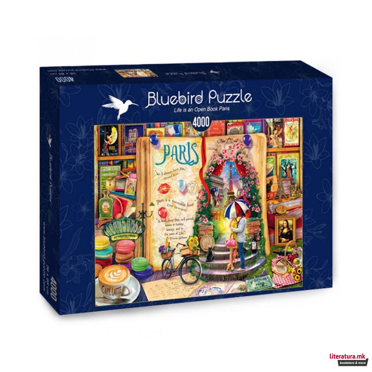 Сложувалка, Life Is An Open Book Paris, 4000 парчиња 