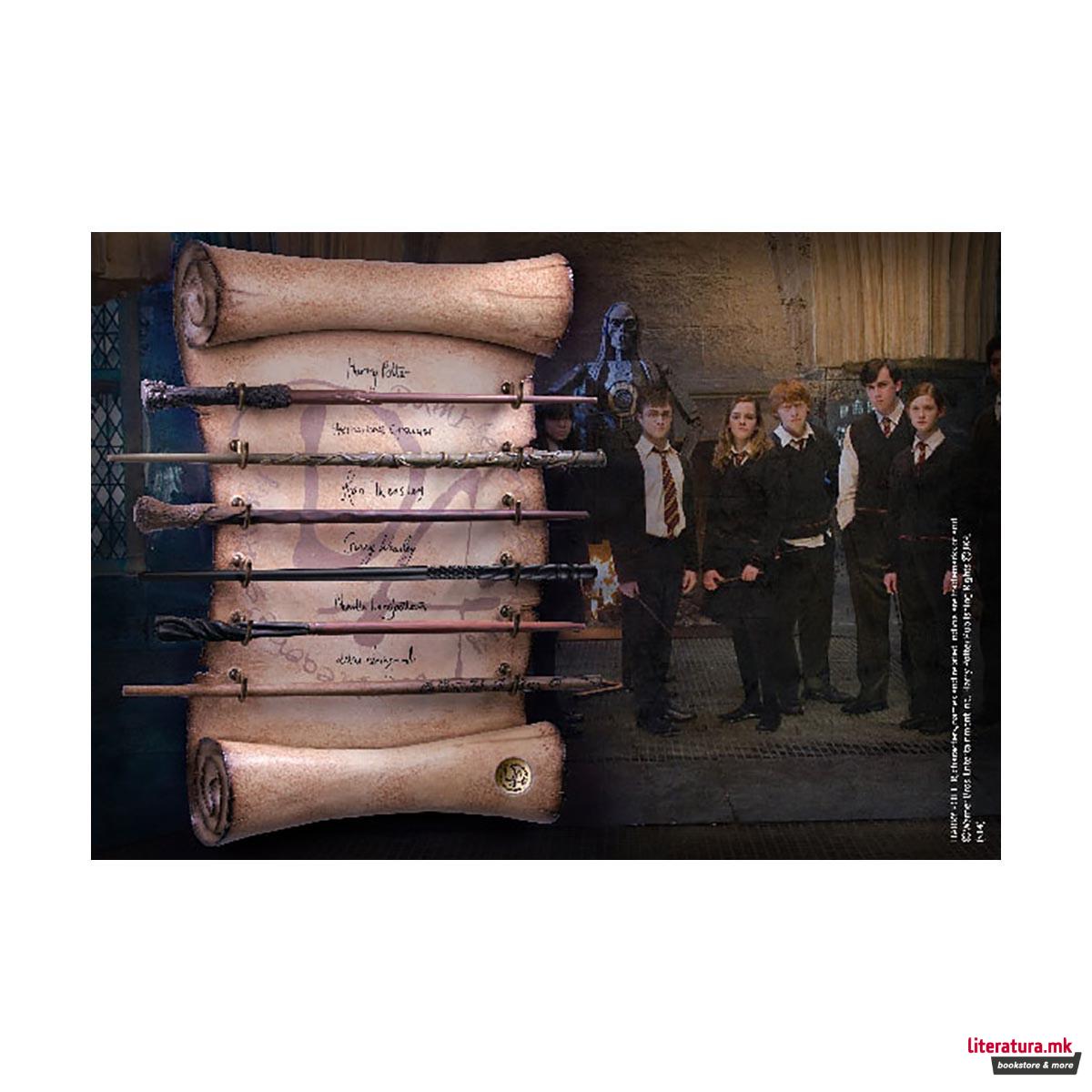 Сет стапчиња + дисплеј, Harry Potter - Dumbledore's Army Wand Collection 