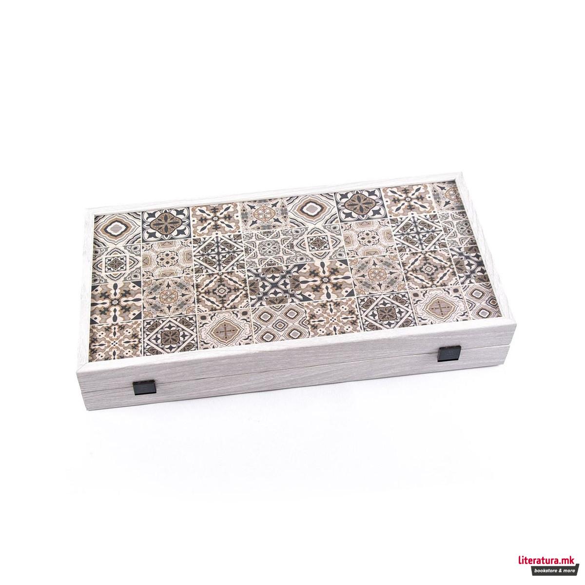 Сет за табла, Morrocan Art Backgammon, голем 