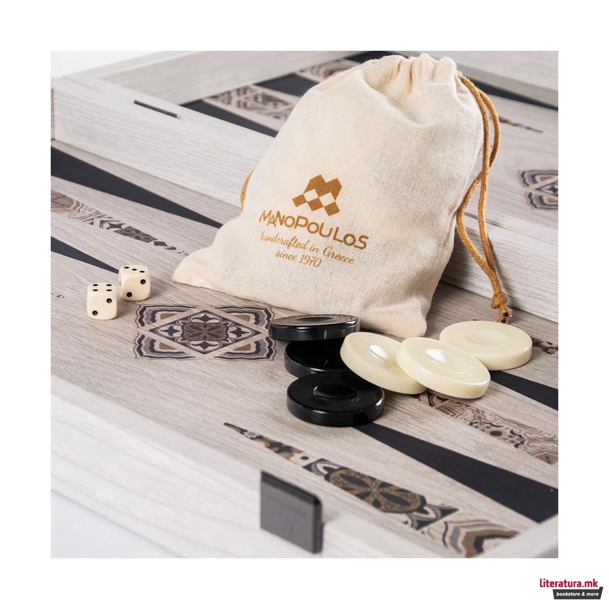 Сет за табла, Morrocan Art Backgammon, голем 