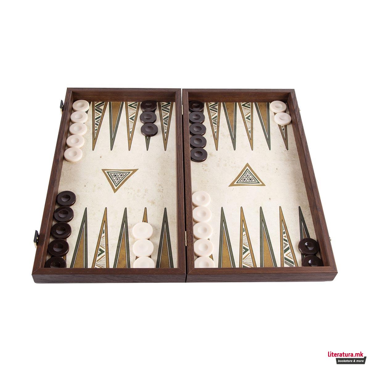 Сет за табла, Handcrafted Greek Folk Art, голем 