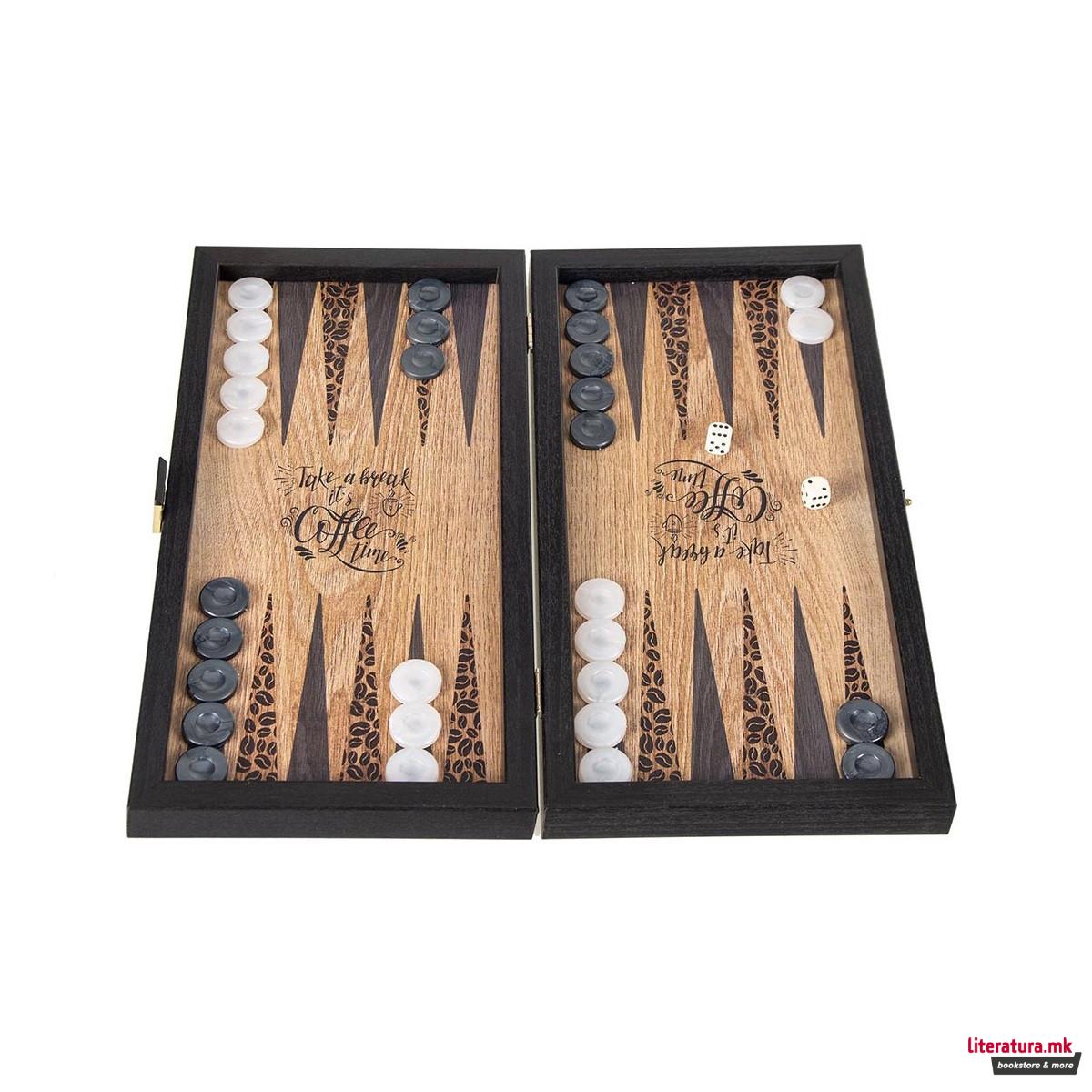 Сет за табла, Coffee - Travel Size 