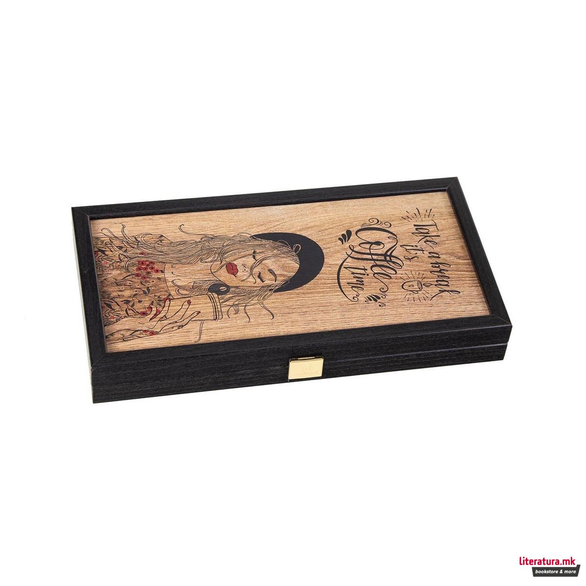 Сет за табла, Coffee - Travel Size 