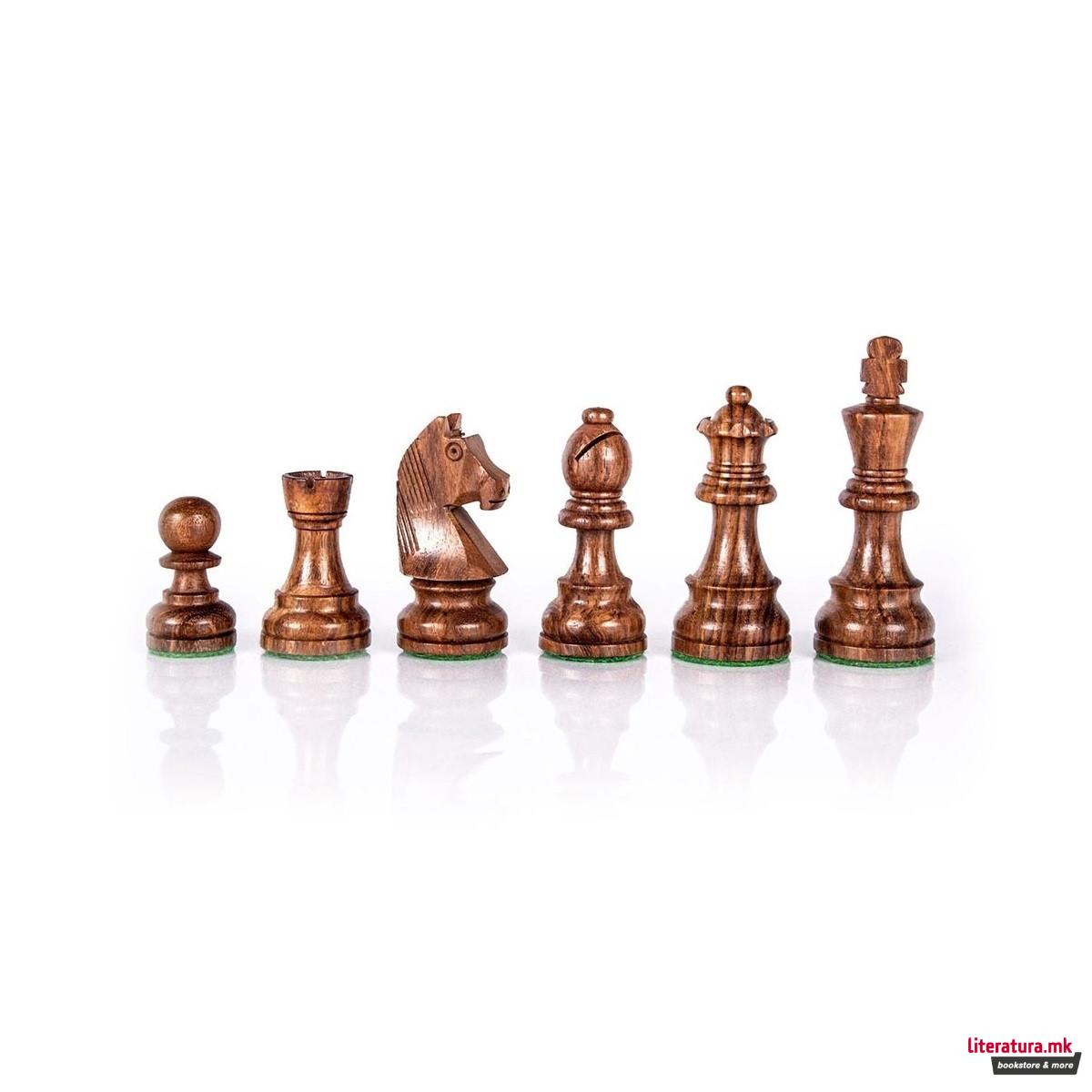 Фигури за шах, Staunton Wooden Chessmen, големи, дрвени