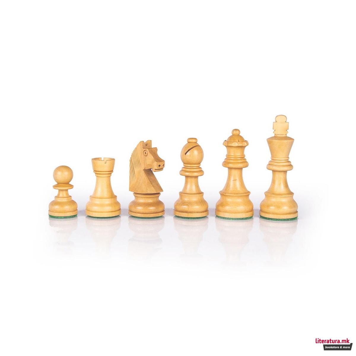 Фигури за шах, Staunton Wooden Chessmen, големи, дрвени