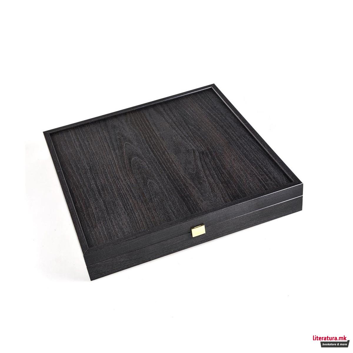 Сет за шах, Byzantine Empire Chess Set, екстра мал, кафеав 