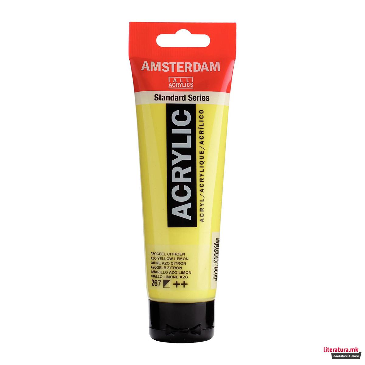 Акрилна боја, Amsterdam All Acrylics, Standard Series, 120 мл, azo yellow lemon