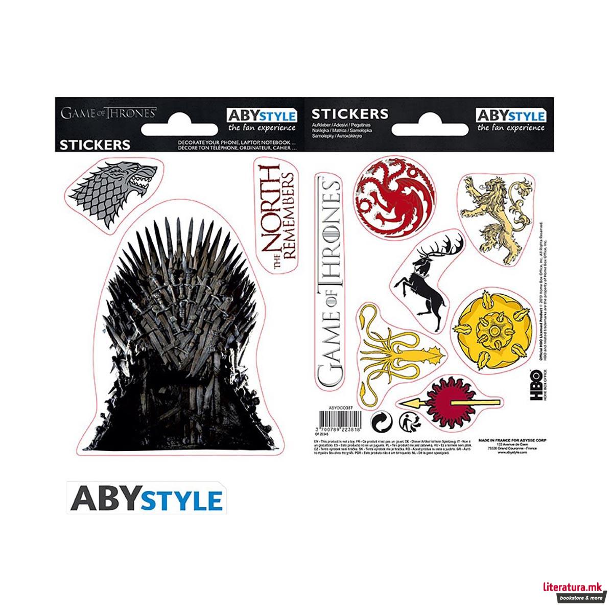 Сет стикери, Game Of Thrones, Stark/Sigils 