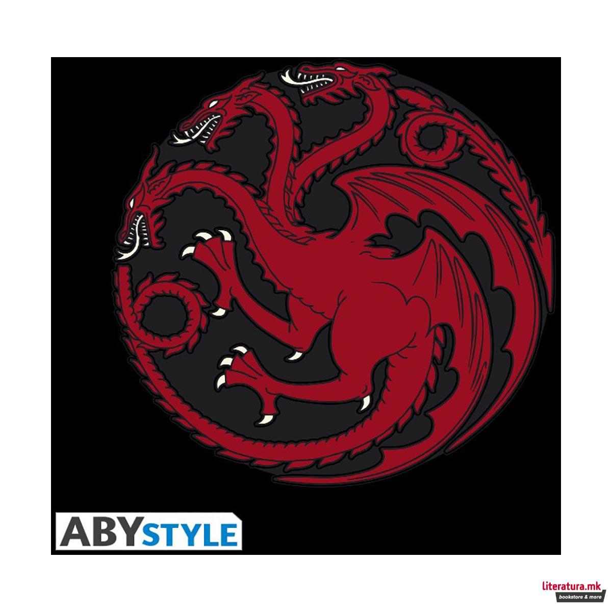 Капа, Game Of Thrones, Snapback Cap - Targaryen, црно-црвена