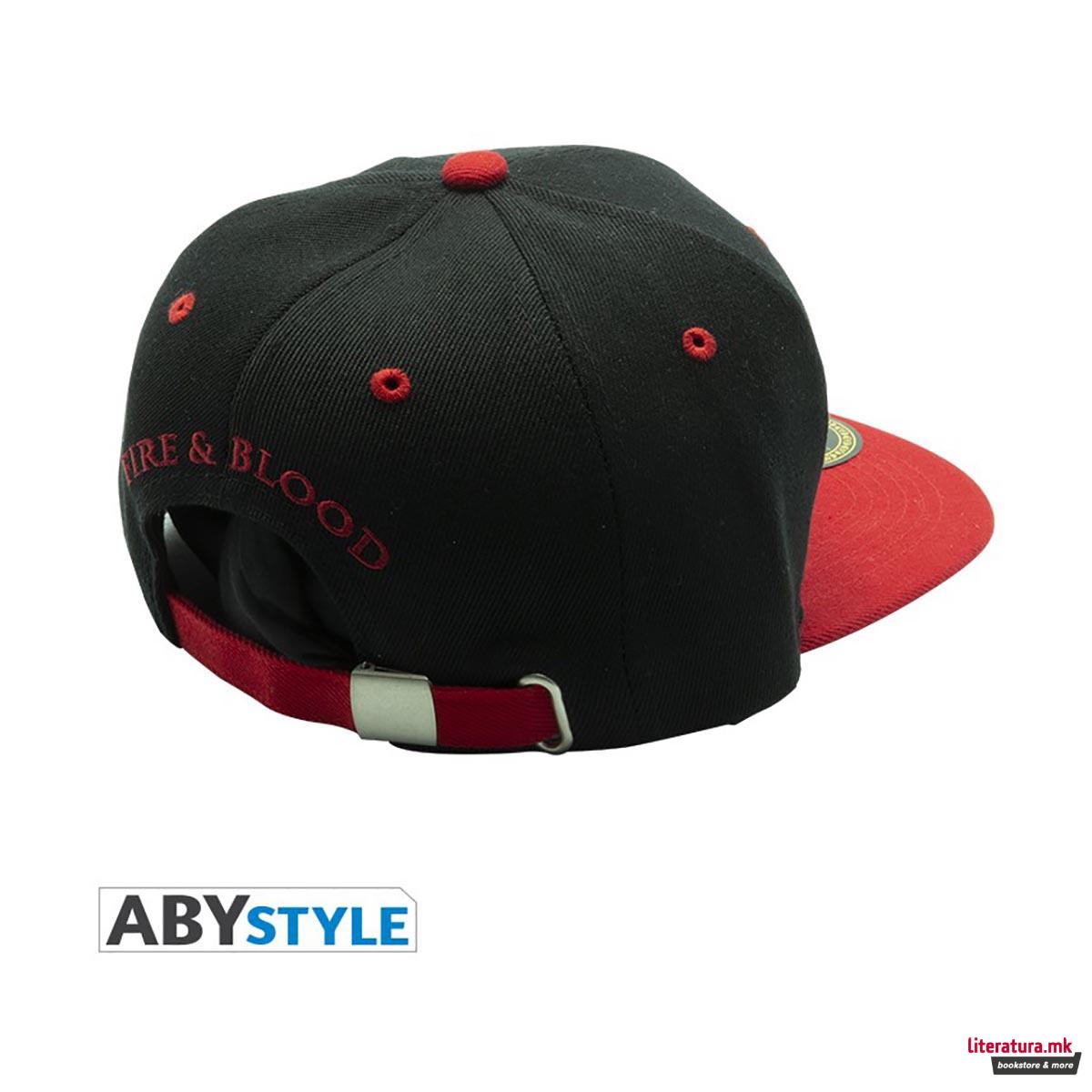 Капа, Game Of Thrones, Snapback Cap - Targaryen, црно-црвена