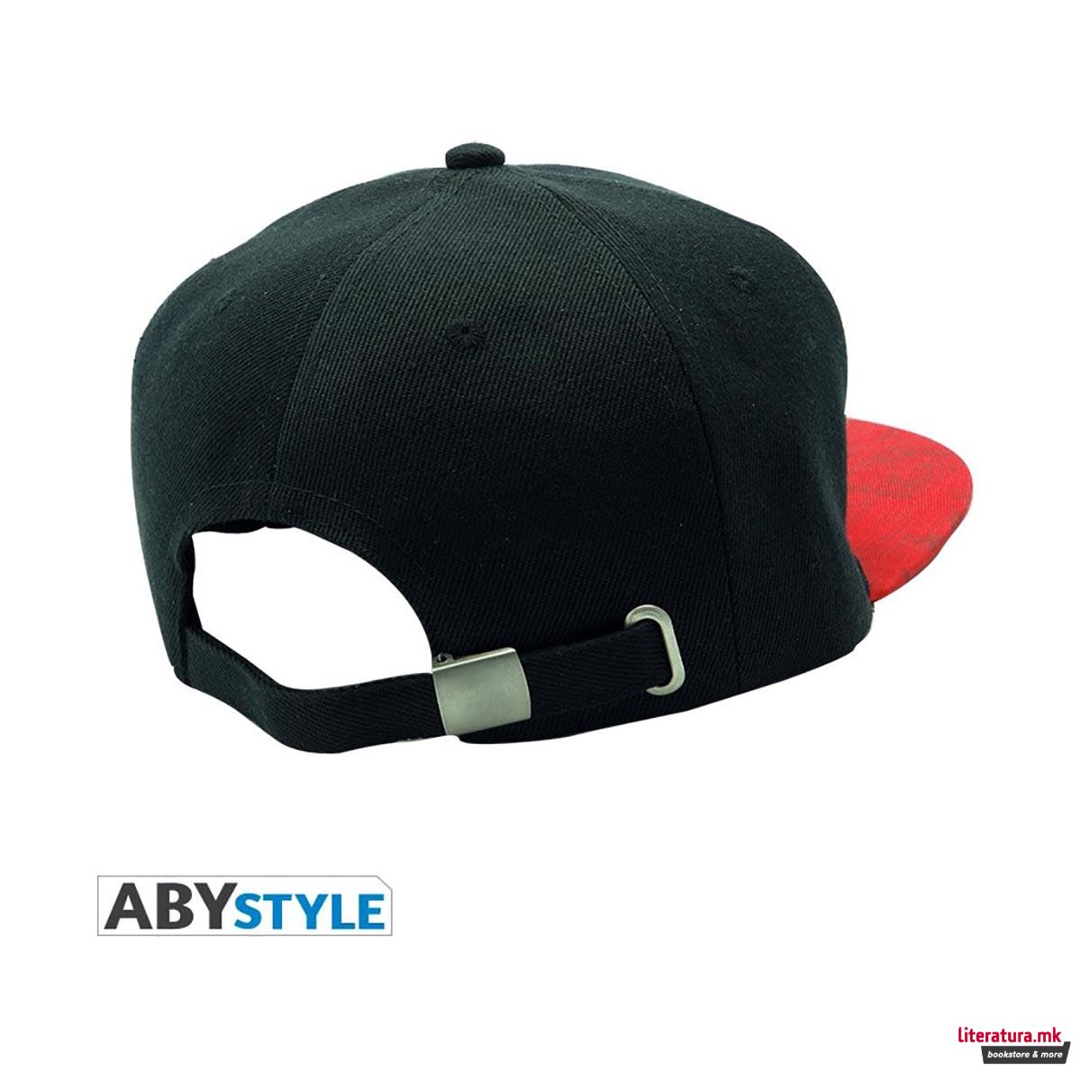 Капа, Marvel, Snapback Cap - Marvel Logo, црно-црвена 