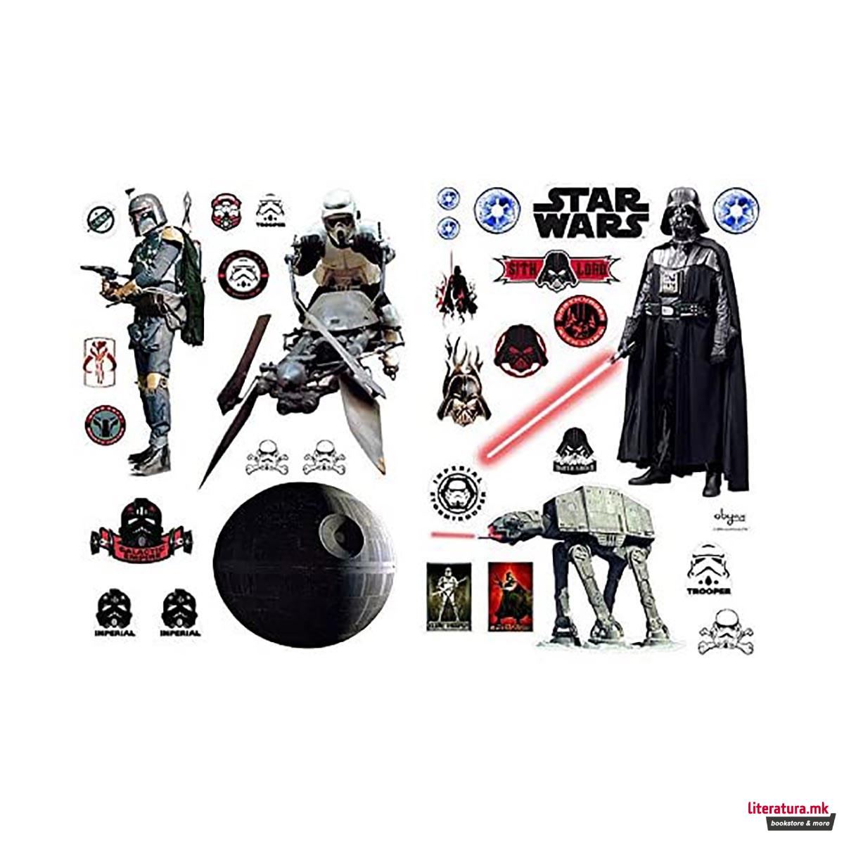 Сет ѕидни стикери, Star Wars, The Empire 