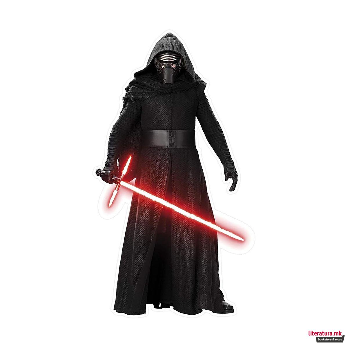 Ѕиден стикер, Star Wars, Kylo Ren, природна големина 