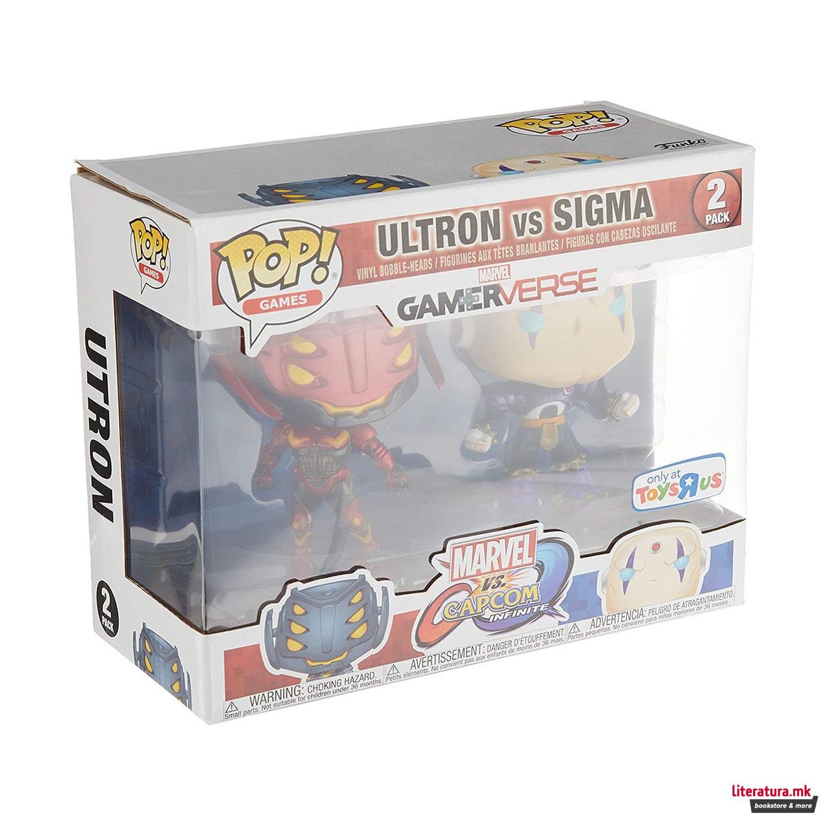 Фигури, Funko Pop!, Marvel vs Capcom - Ultron vs Sigma 