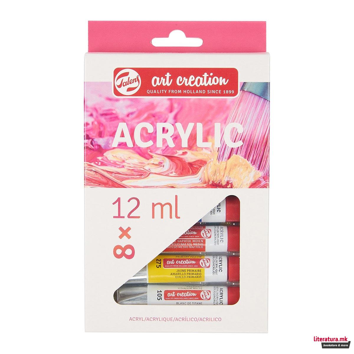 Сет акрилни бои, Talens Art Creation Acrylic, 18 x 12 мл 