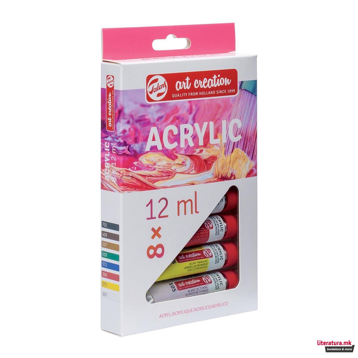 Сет акрилни бои, Talens Art Creation Acrylic, 18 x 12 мл 