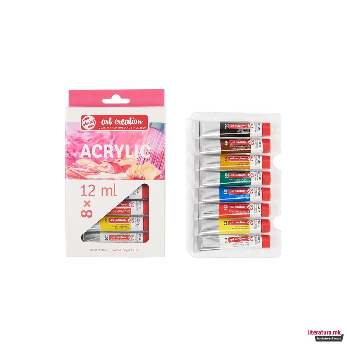 Сет акрилни бои, Talens Art Creation Acrylic, 18 x 12 мл 