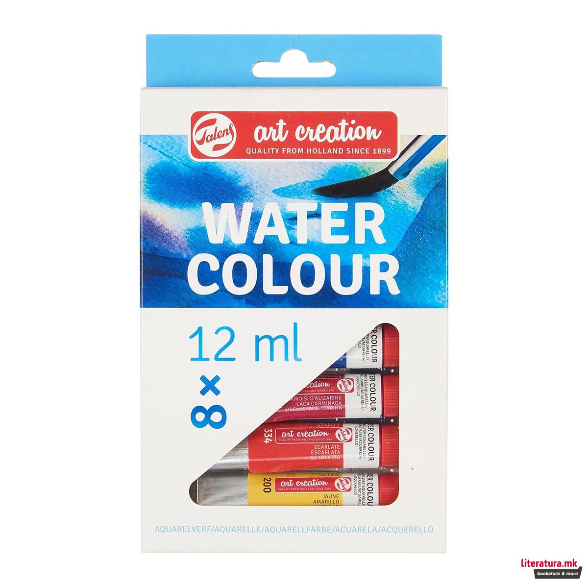 Сет акварели, Talens Art Creation Watercolour, 8 x 12 мл 