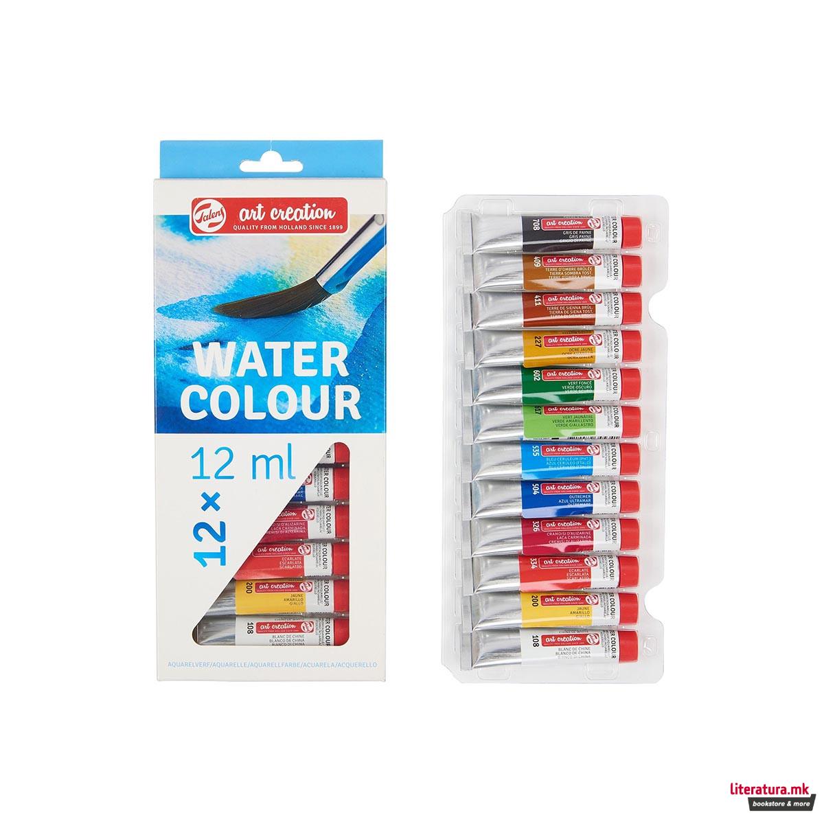 Сет акварели, Talens Art Creation Watercolour, 12 x 12 мл