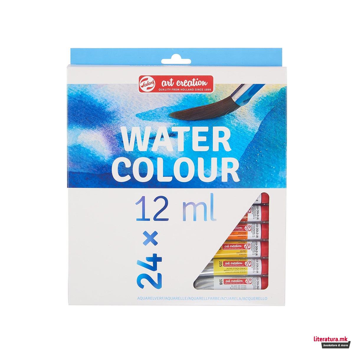 Сет акварели, Talens Art Creation Watercolour, 24 x 12 мл 